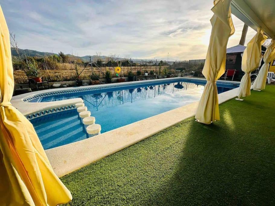 Casa Rural A 4Km De Murcia Con Piscina Y Spa Caliente Exterior photo
