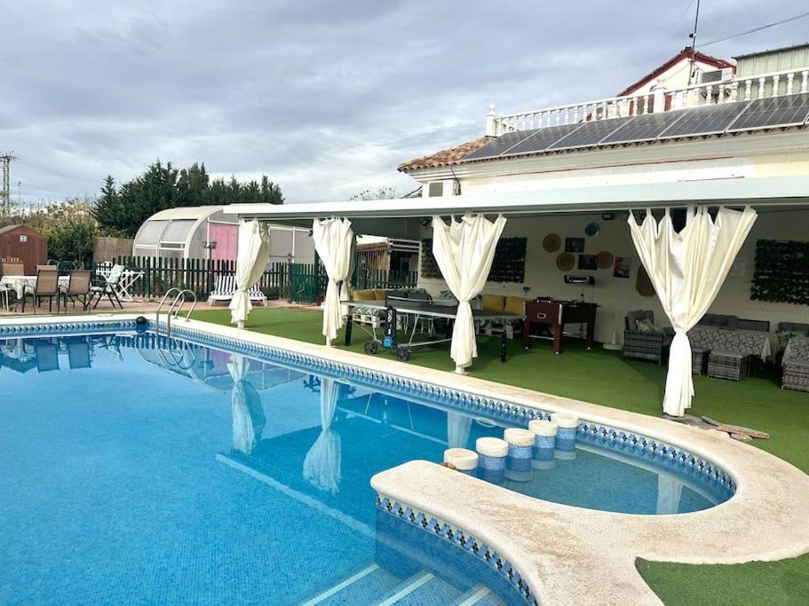 Casa Rural A 4Km De Murcia Con Piscina Y Spa Caliente Exterior photo